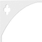 Ekena Millwork Turner Architectural Grade PVC Bracket, 5/8"W X 16"D X 16"H BKTP01X16X16TU - alternate 4